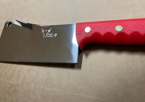 Cleaver Red Knife 8.5" _ OC-9